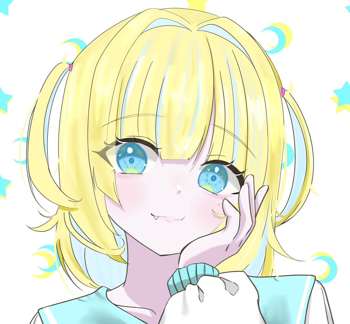 お客様に寄り添いご希望に添えるイラストを描きます アイコン、立ち絵、動画サムネなどのイラストを描きます。 イメージ1