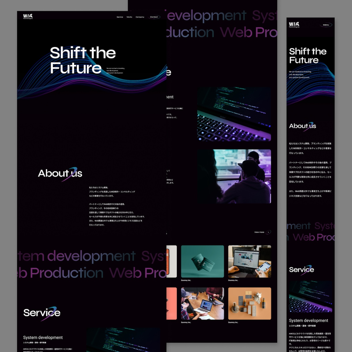 ノーコードSTUDIOでオリジナルのHP制作します ギャラリーサイトにも掲載実績があるデザイナーが作成します イメージ4