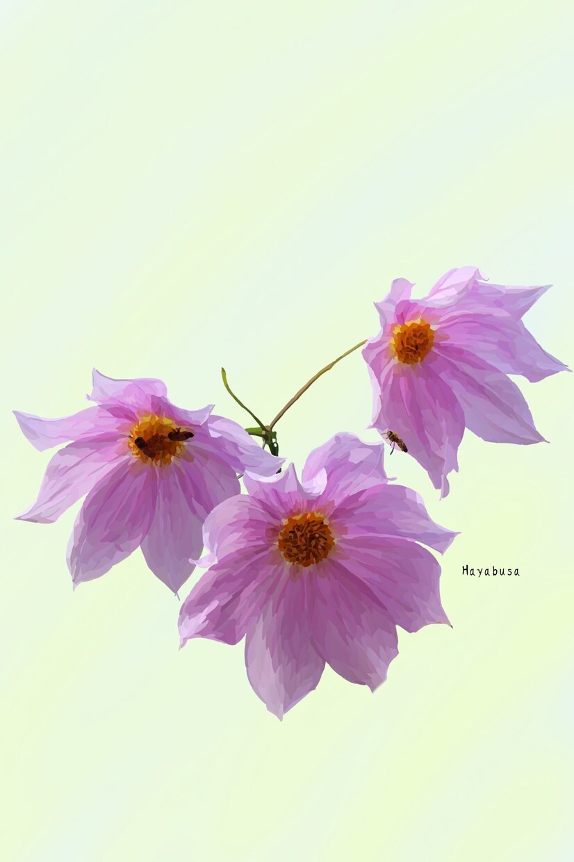撮られました思い出のお花をイラストへ写し出します 生きてる様なイラストを描きます イメージ5