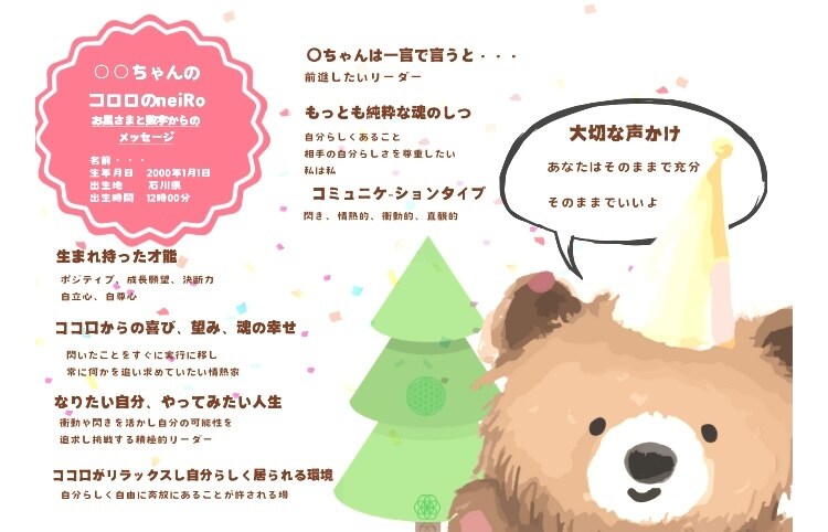 お子様の気質を鑑定します カバラ数秘術と占星術を使いお子様の気質お調べします イメージ6