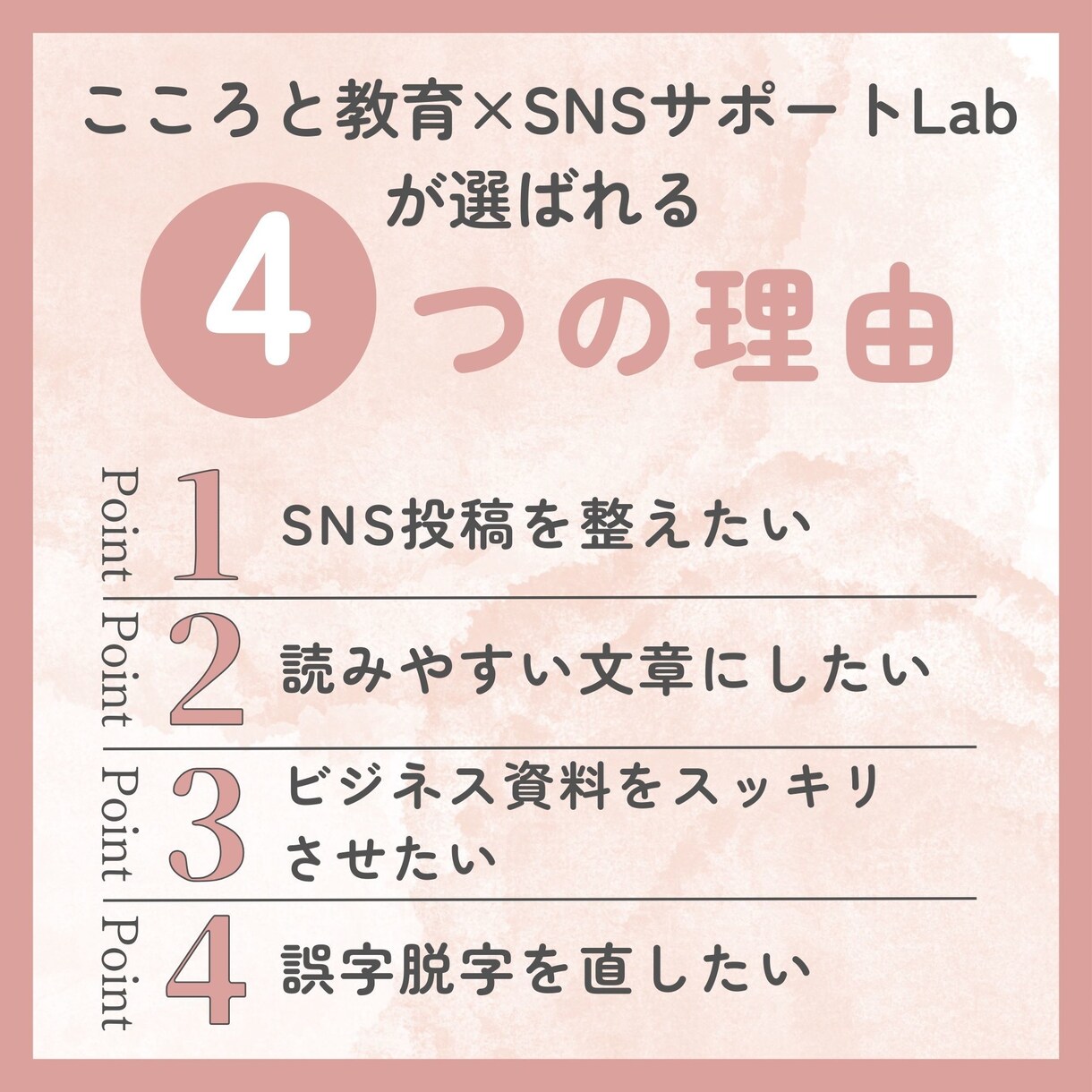文章校正_SNS・ブログ・資料整えます 初回大歓迎◎読みやすく伝わる文章へ イメージ3
