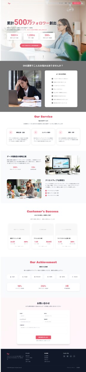爆速！1週間以内でLPが必要な方に対応いたします ライティングもお任せ！早い、安い、シンプルで効果的なLP！ イメージ2