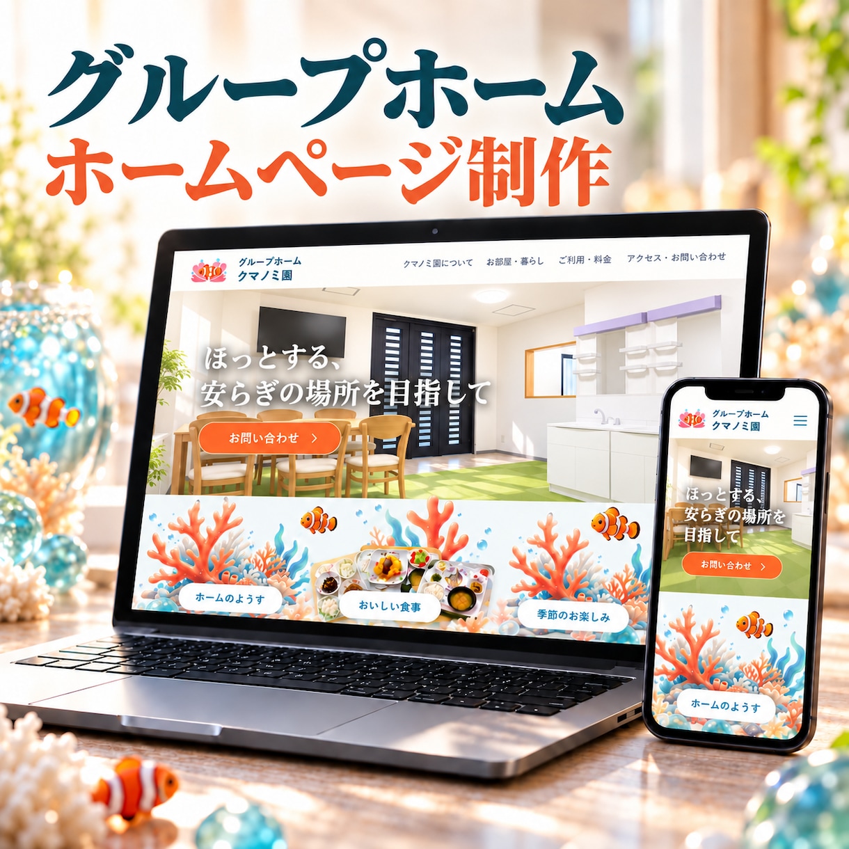 福祉事業所・団体専門｜ホームページを制作します ホームページではなく、安心を届けるお手伝い イメージ6