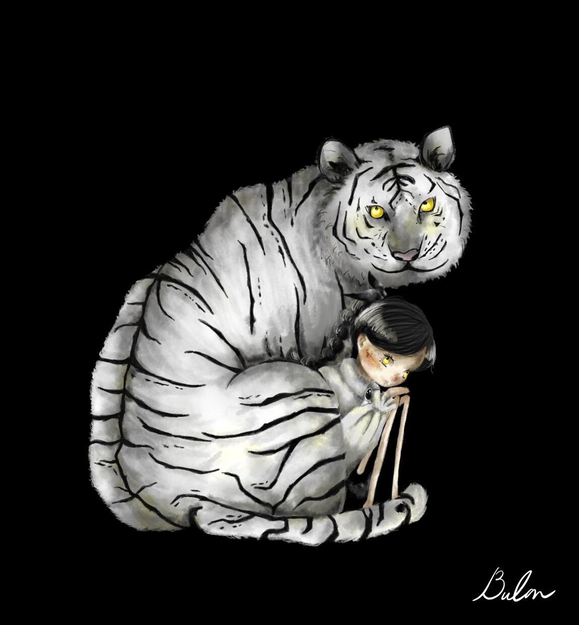 可愛いイラストを描きます アイコンや名刺、挿絵などにおすすめです(*´ー｀*) イメージ2