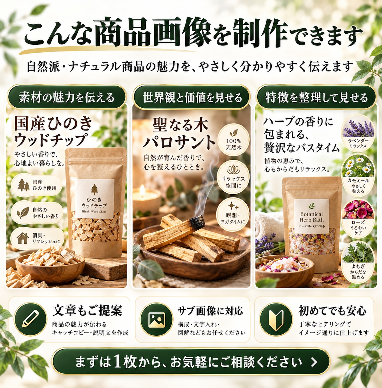 実際にココナラに掲載する1枚目の画像制作ます 実際にココナラに掲載する1枚目の画像制作 イメージ2