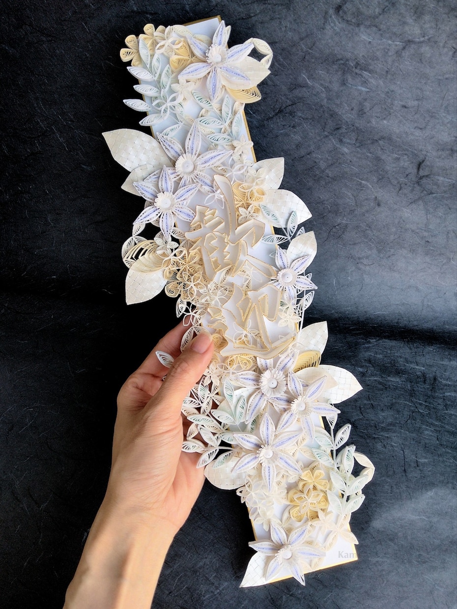 あなただけの半立体ウェルカムボードを制作します 他に見ない半立体の、紙でつくられた縦長のウェルカムボードです イメージ3