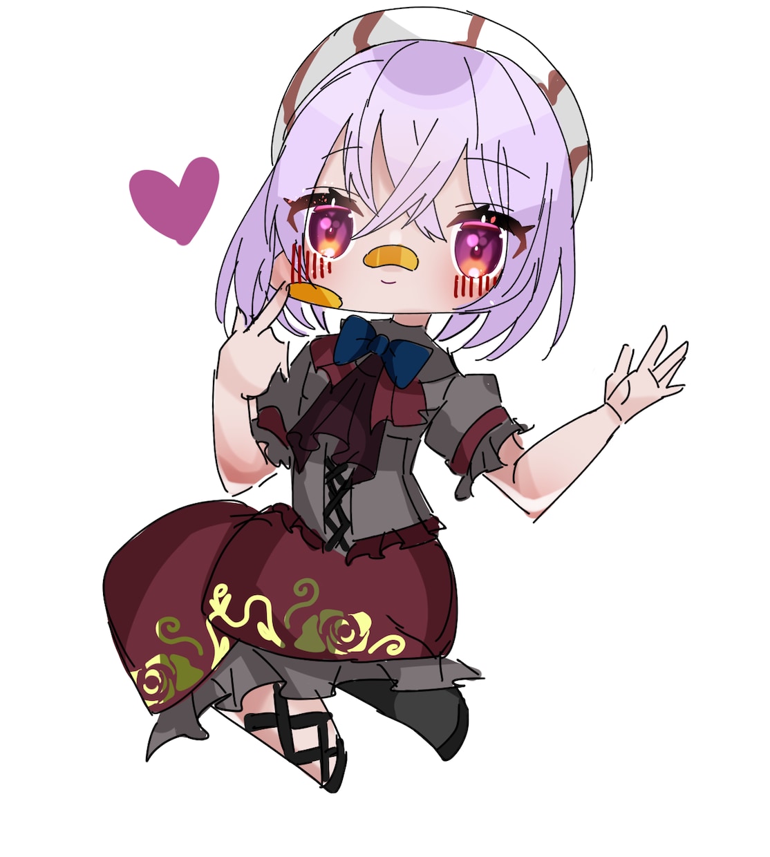 可愛いSDイラスト描きます 可愛いもちもちSDイラスト描きます イメージ2