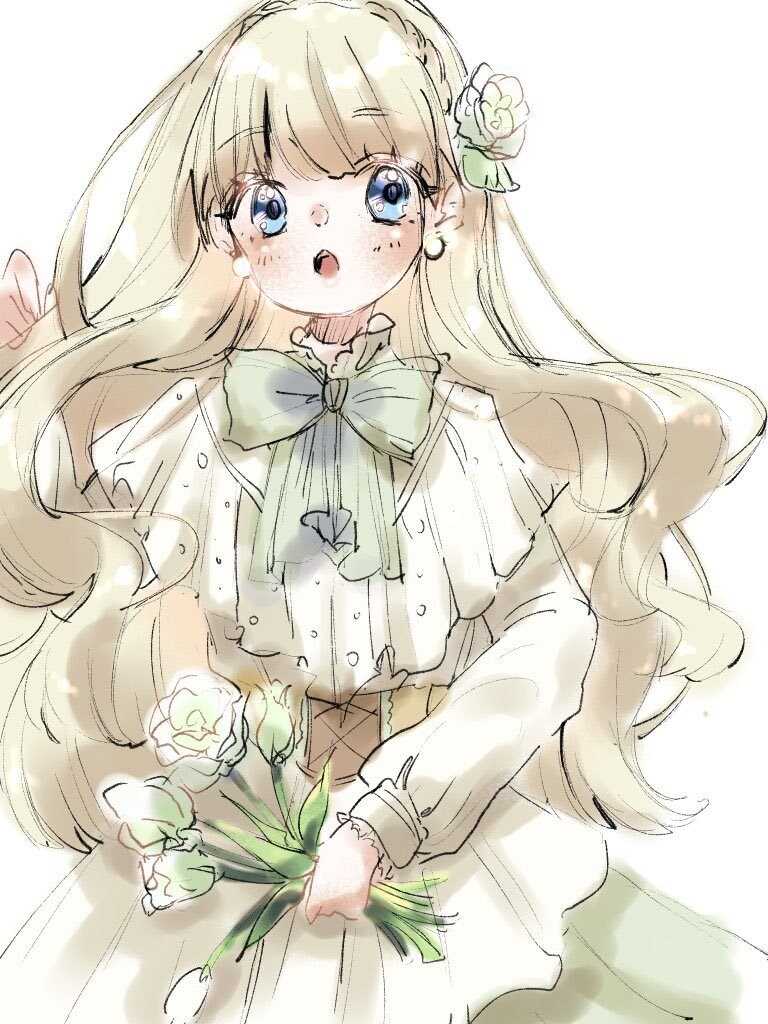 バストアップ〜全身の女の子のイラストを描きます 可愛い女の子のバストアップ〜全身の大きめのイラストを描きます イメージ2