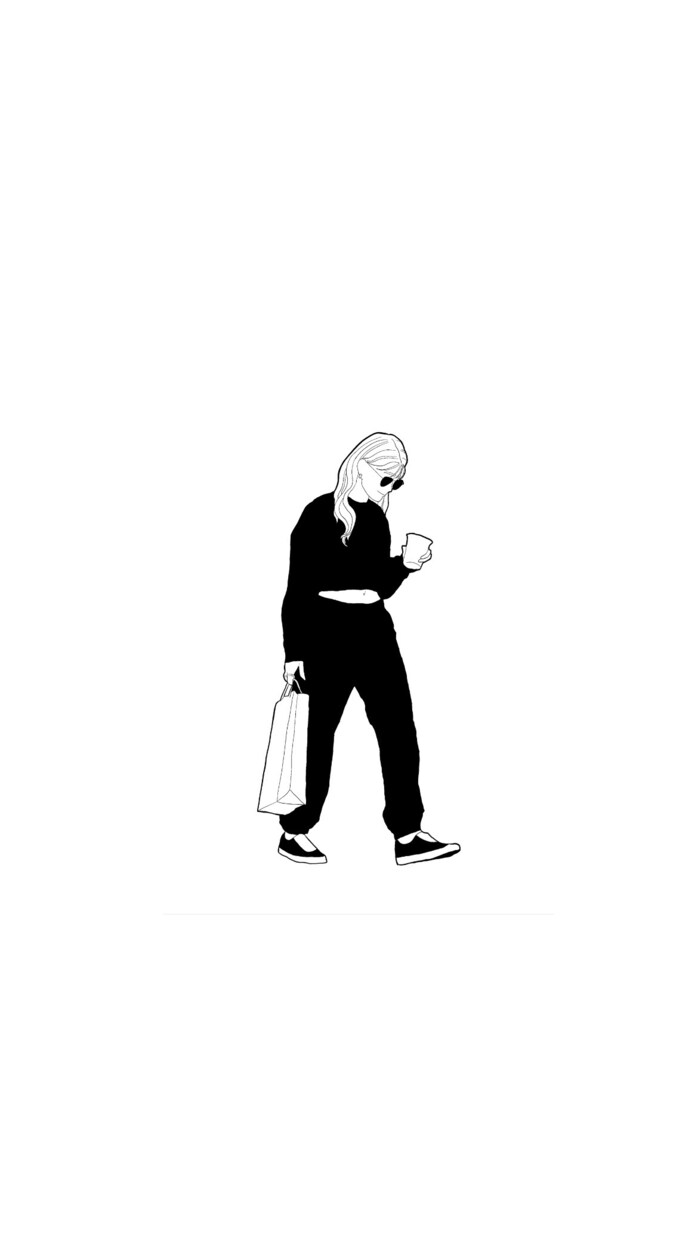 最短一日！高感度な似顔絵SNSアイコンを描きます 【エモい】シンプルだけど小洒落た画線イラストが得意です。 イメージ3