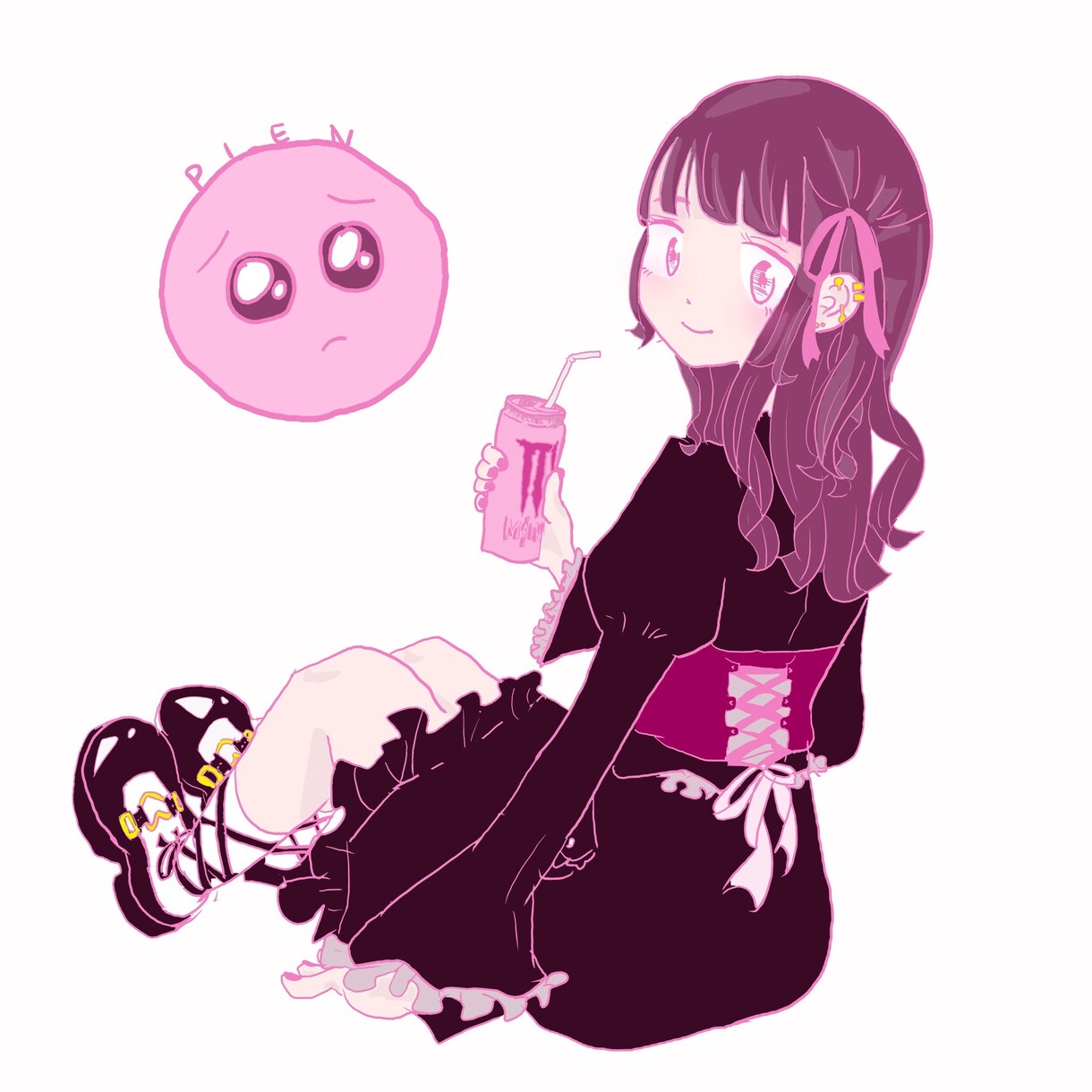 ポップで可愛い女の子のイラスト描きます POP×カラフル！アイコンやウェルカムボードも大歓迎です！ イメージ5