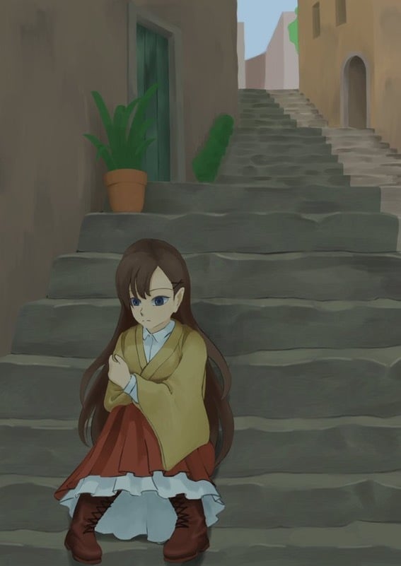 風景やそれに溶け込んだキャライラストを描きます 田舎の風景やアンティークなものをよく描きます イメージ4