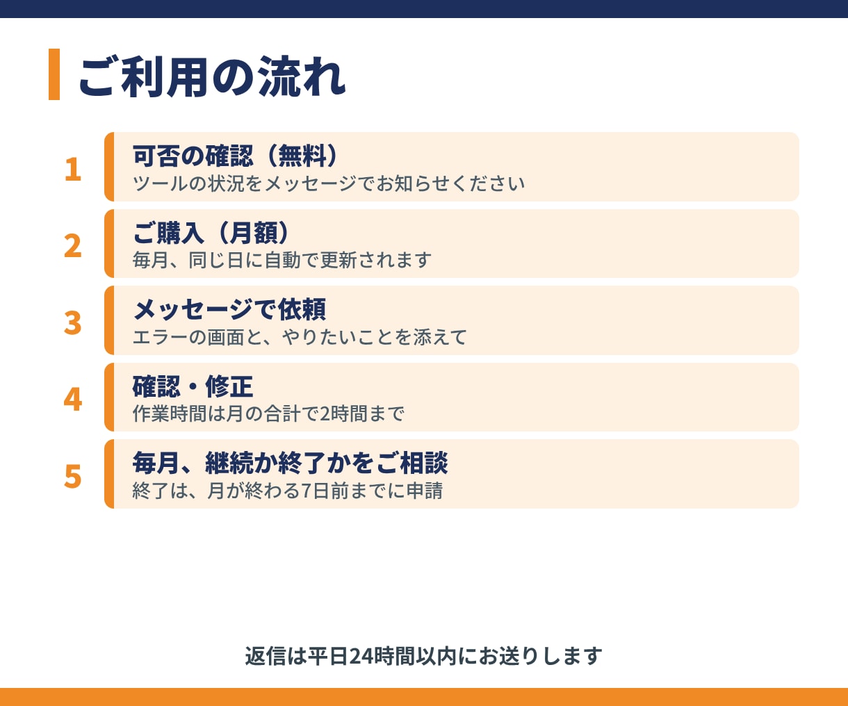 マクロ・GAS保守を月額で引き受けます 他の人が作ったExcelマクロ・GASも、月2時間まで イメージ4