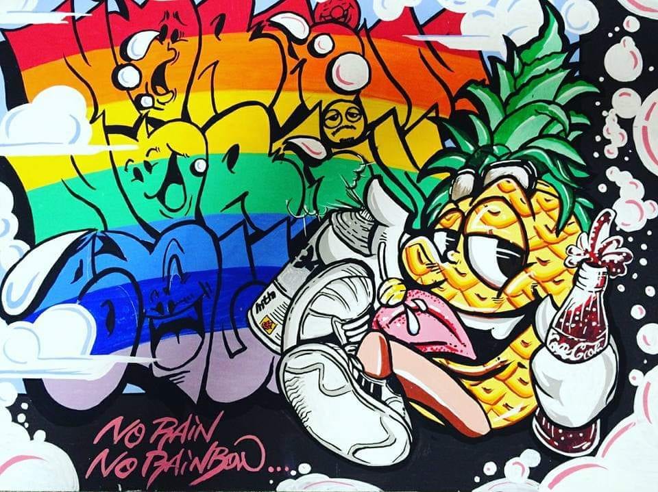 グラフィティgraffiti描きます 1つ1つ1つしかない作品描きます イメージ4