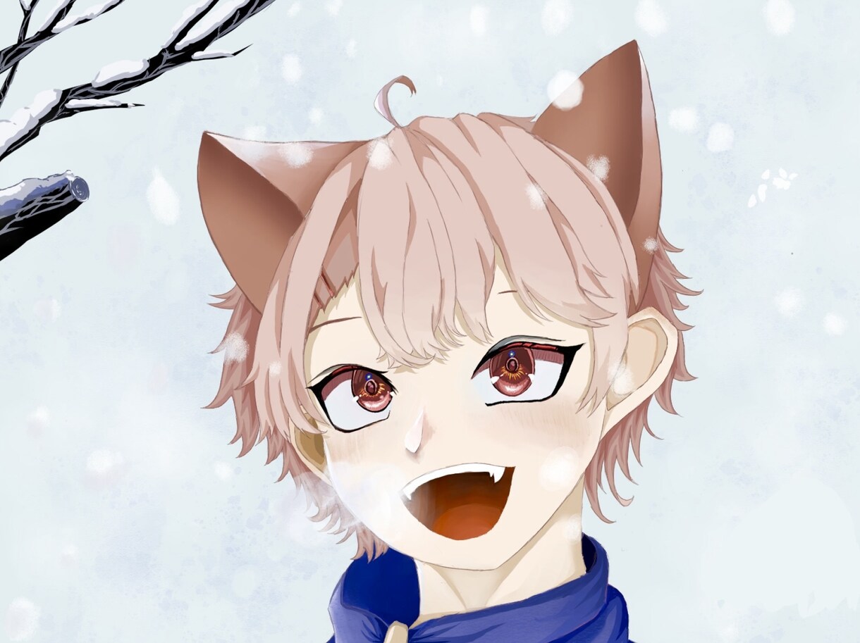 あなたのオリキャラを魅力全開で描きます 目を惹く配色と透明感で印象に残るイラストを作成！ イメージ1