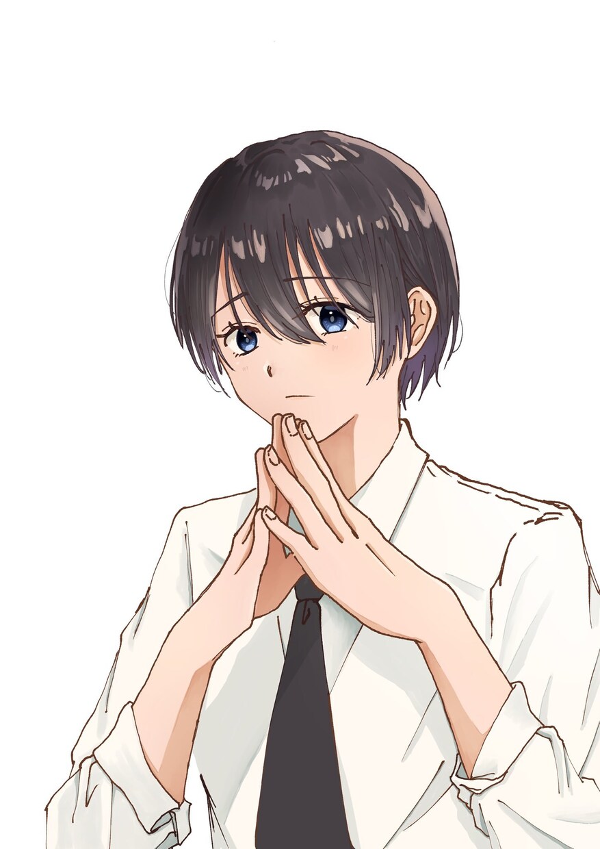 オリジナルのキャラ、似顔絵風のイラストを描きます 透明感を意識した綺麗なイラストを心がけています✨ イメージ2