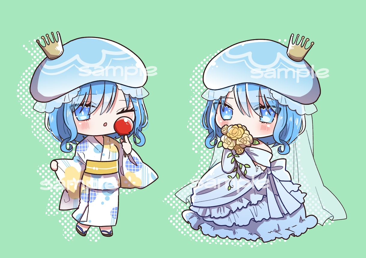 配信で使えるスタンプイラスト制作します あなただけのオリジナルイラストをご提供！ イメージ7