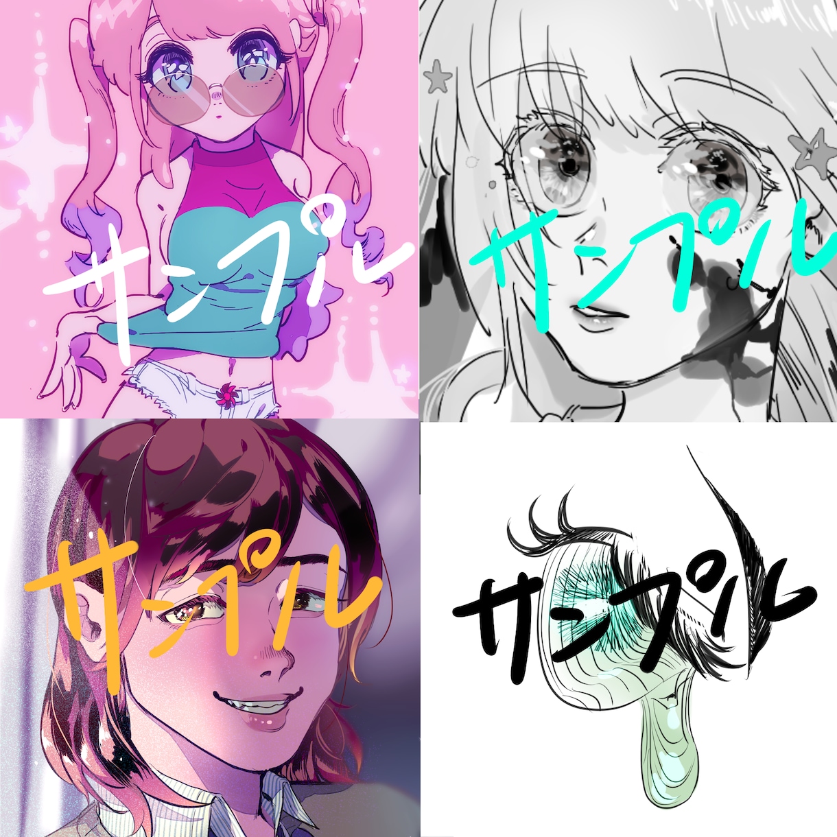 アイコンなどのイラストを高クオリティで描きます 幅広い絵柄で一週間以内にお描きします イメージ2