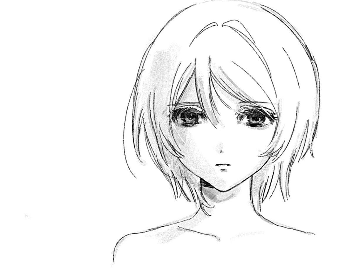 SNSアイコン/一枚絵 白黒イラストでお届けします SNSアイコン/一枚絵/立ち絵 等お気軽にご相談くださいませ イメージ4