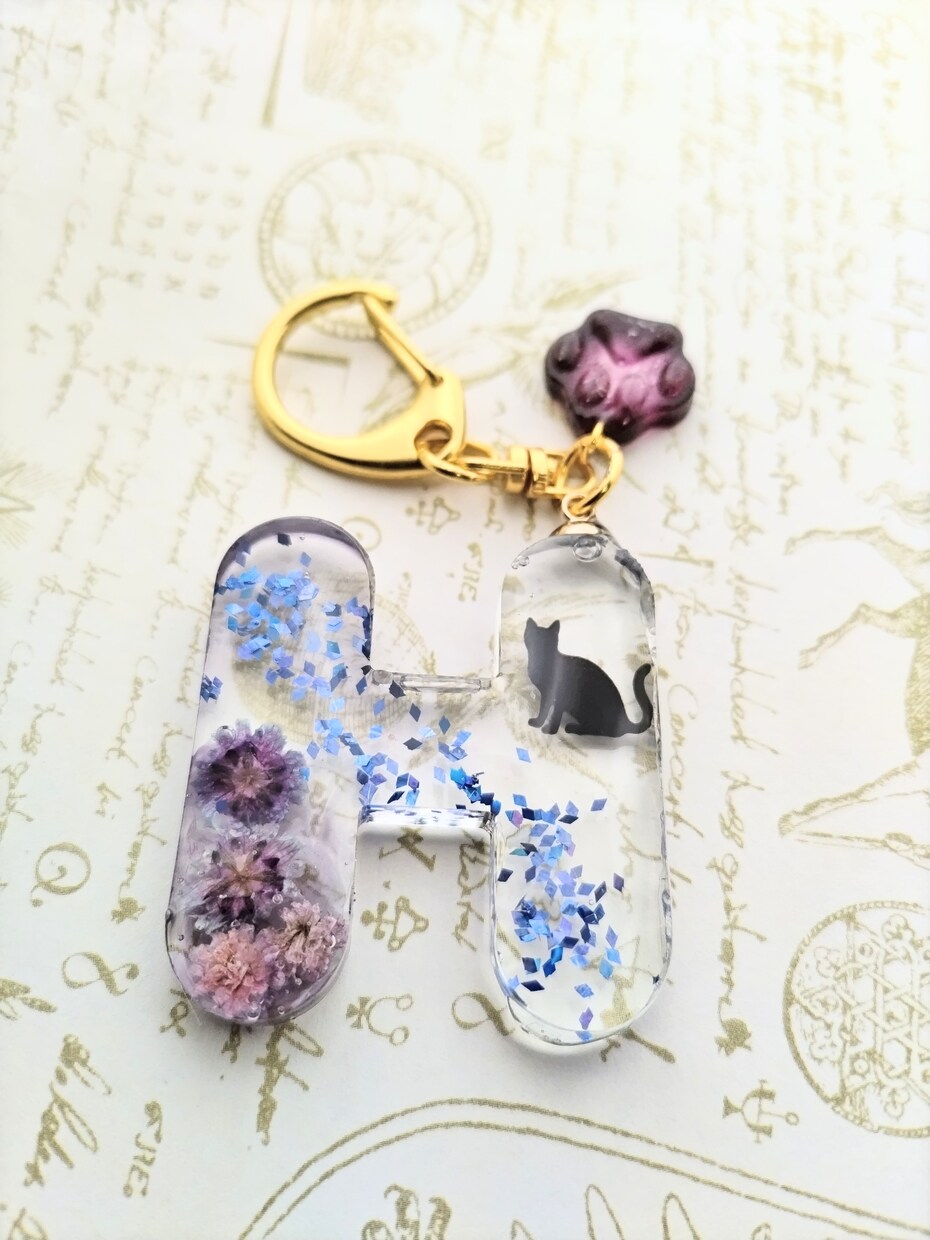 アルファベットキーホルダー販売します あなたのお好きなデザインで一緒に作りましょう イメージ3
