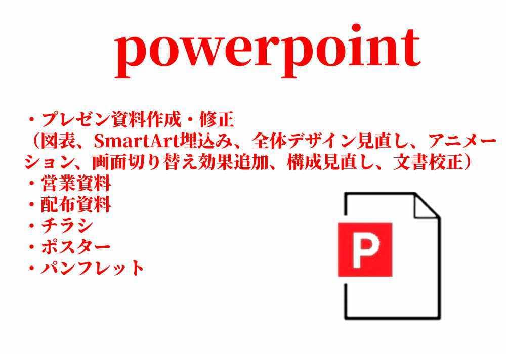 ワード、エクセル、パワーポイント資料お手伝いします 悩んでいるより、ご依頼下さい。お力になりたいと思います。 イメージ4