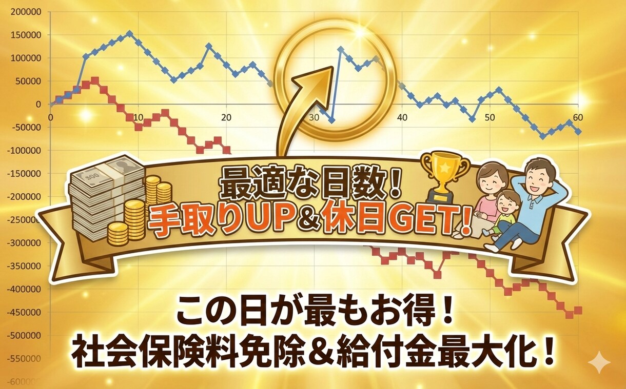 手取り100万増！男性育休日程を最適化します 育休を取る方が収入が増える取り方があります。自身で実証済み イメージ1