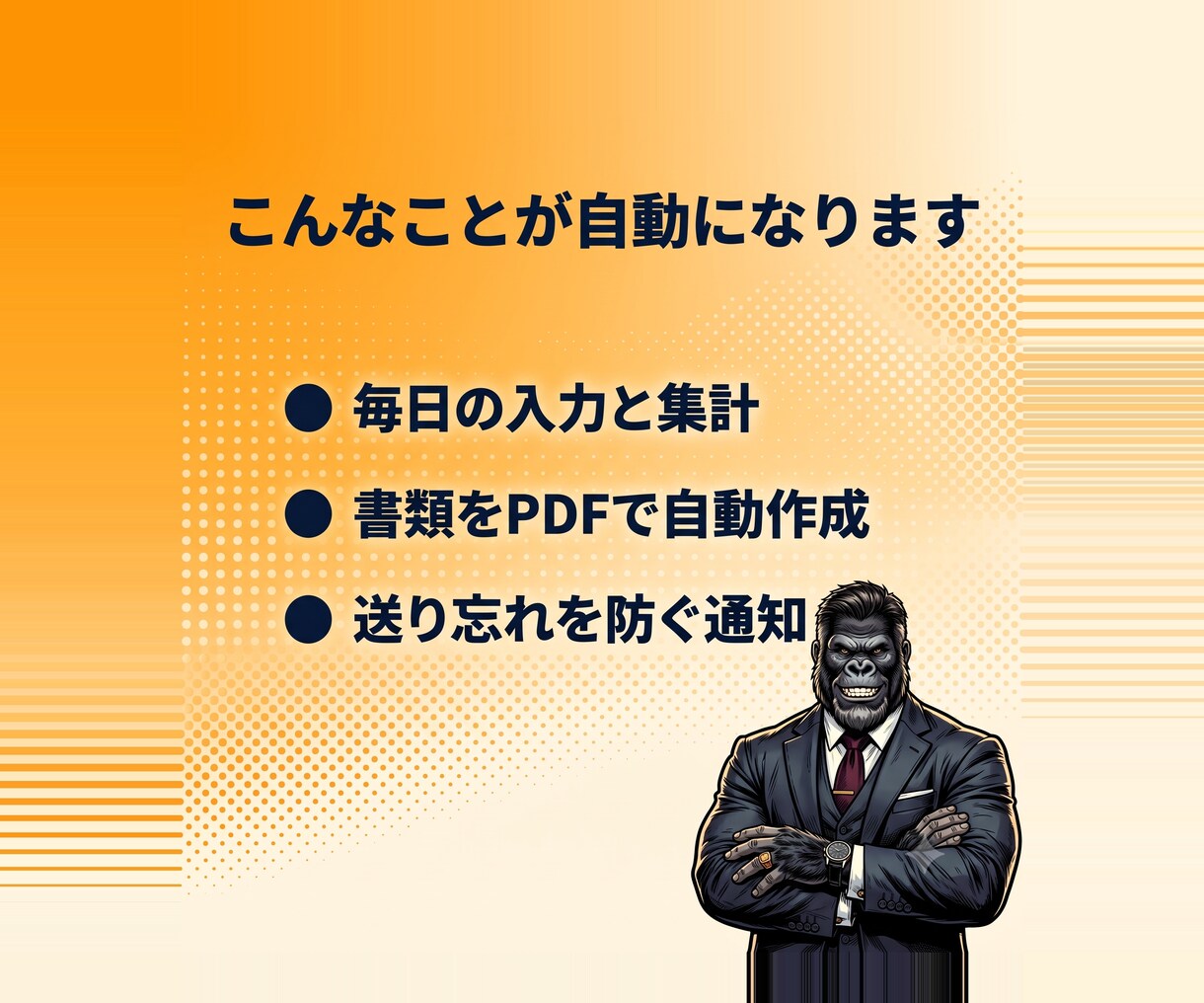 AI導入のサポートをします 日々のタスクをAIを用いて自動化 イメージ3