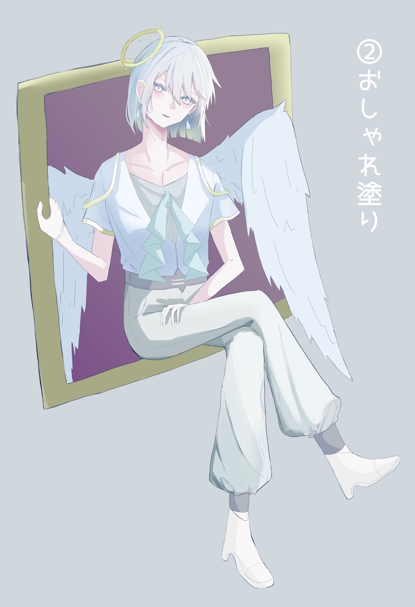顔が良い！TRPG用の立ち絵を描きます 女の子や中性的なキャラが得意です！ イメージ3
