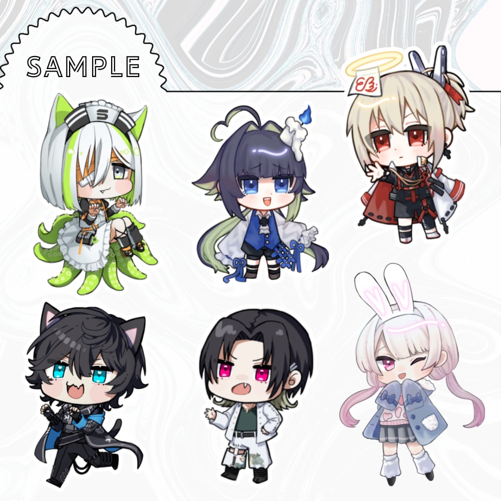 ちびキャライラストオーダー承ります ◆しっとりカワイイ◆グッズにもSNSにも商用にもオススメ⚘ イメージ5