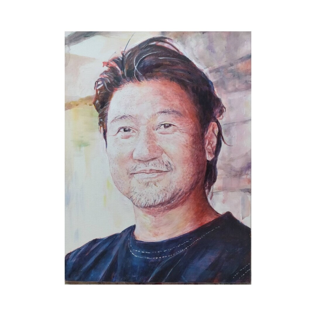 水彩でリアル似顔絵を描きます 手描きの一枚を飾ってください。 イメージ9