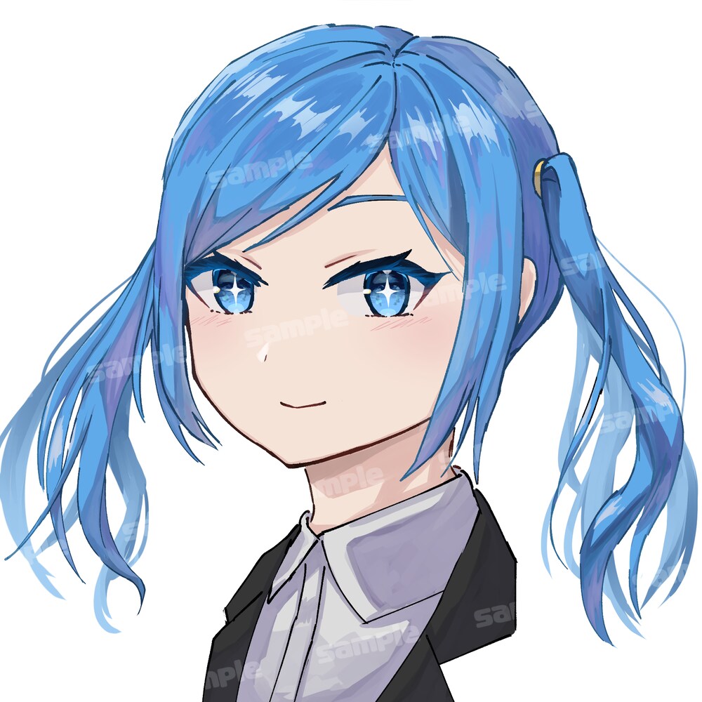 あと3人3000円！惹かれるアイコン描きます 6〜7頭身のかわいいキラキラしたイラスト！ イメージ3