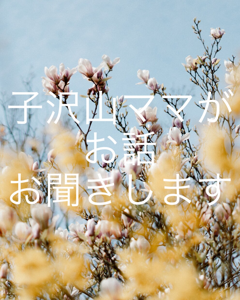 子沢山ママがあなたのお話お聞きします 子沢山ママがあなたのお話をお聞きします(^^)愚痴・お悩み イメージ1