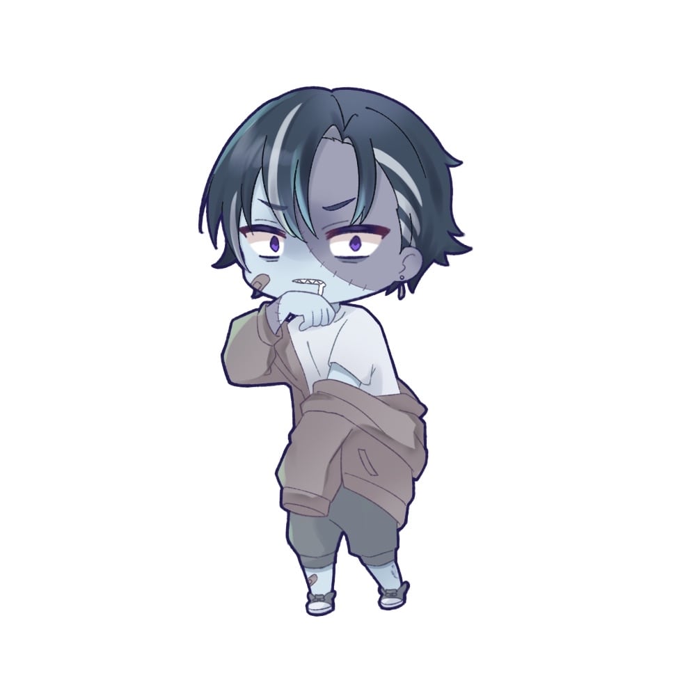 あなたのハロウィンイラスト描きます SD＆等身アイコンを作成します！！ イメージ5