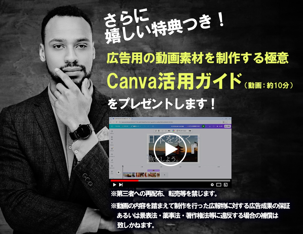 完全版：YouTube広告内製化をお手伝いします ★動画素材制作の極意 「Canva活用ガイド」をプレゼント★ イメージ2