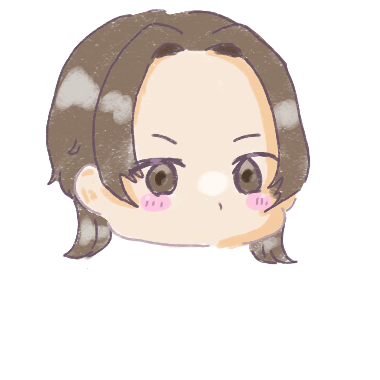 手描き感ある絵を描きます ゆるゆるふわふわなミニキャラを描きます イメージ2