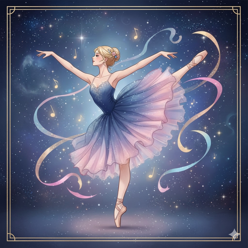 イラストを踊らせます バレエ・ダンス経験者がオリジナルアニメーションを制作 イメージ1