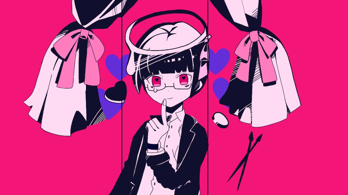 歌ってみたイラスト描きます ポップでカラフル、納期早めで割安❗ イメージ2