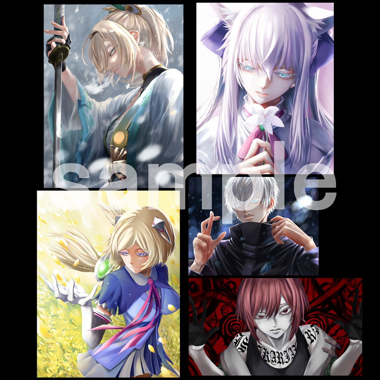 かっこいいイラストを提供致します アイコン、一枚絵、動画サムネ・MV、表紙・挿絵等承ります イメージ2