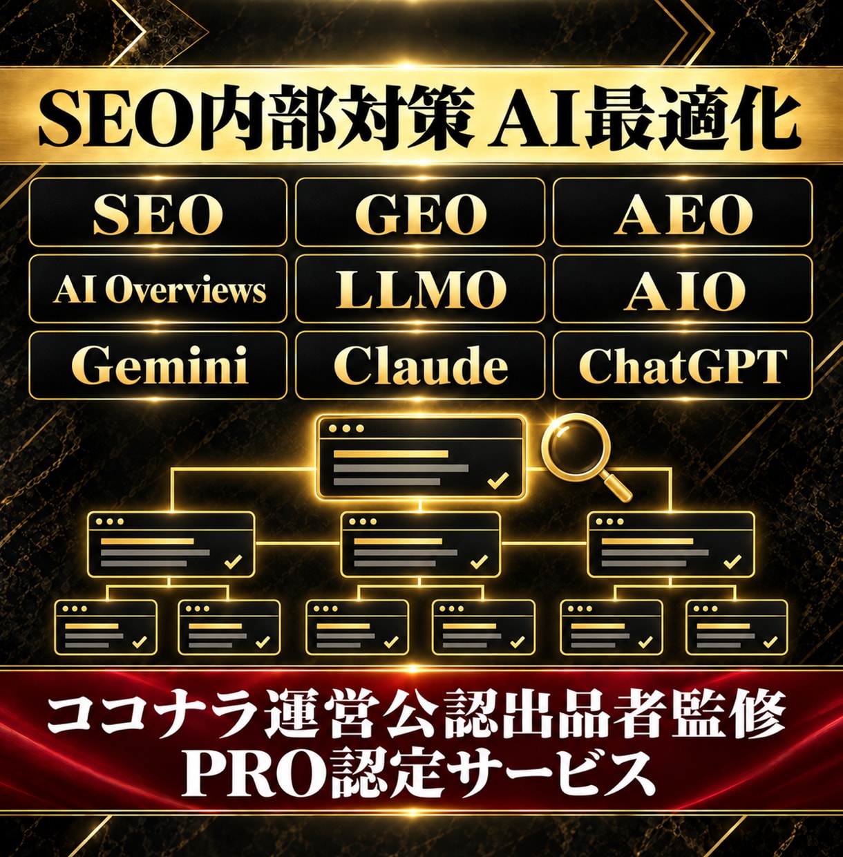 SEO内部対策・施策案・改善修正指示書を納品します SEO対策／AI検索最適化／AIO／LLMO／AEO／GEO イメージ1