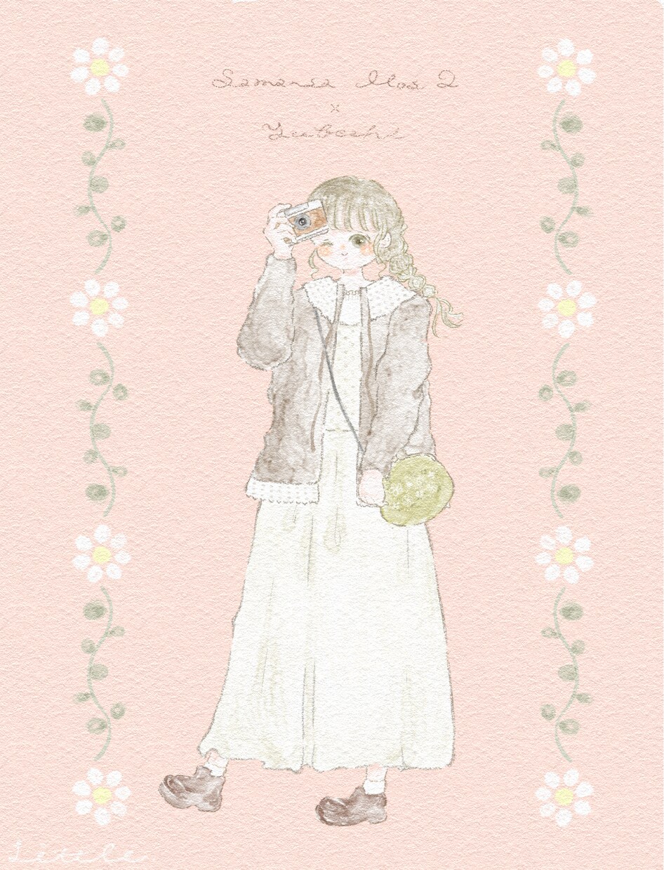 絵本のようなあたたかみのあるイラストをお描きします 女の子／こども／ファッションイラスト◎１枚絵にいかがですか？ イメージ1