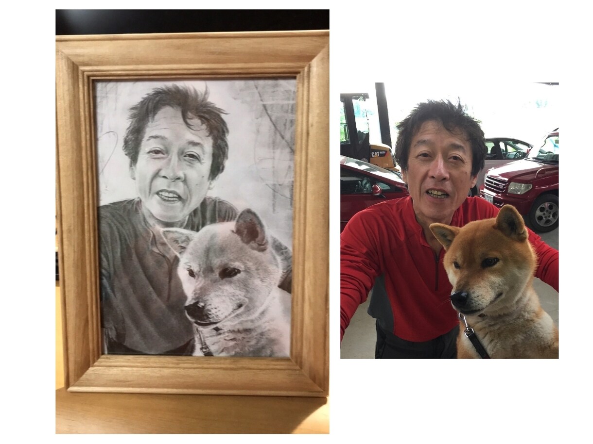 鉛筆で似顔絵を描きます 独学なので、他でよく見る絵にはなりません。いい意味で。 イメージ9