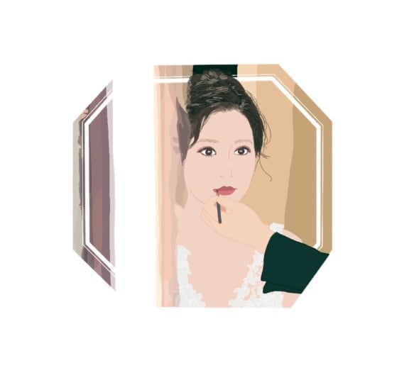 写真とイラストの中間のような似顔絵を描きます 「ちょうどいい似顔絵」をお探しの方へ。 イメージ4