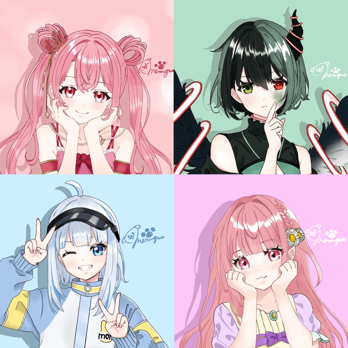 半額※アイコン描きます 甘め！元気！可愛い女の子得意です♡ イメージ1