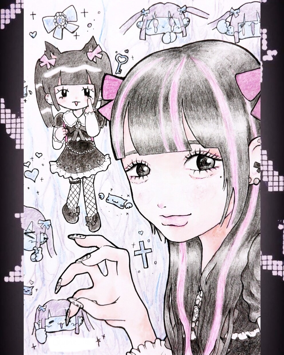アナログイラストお描きします 唯一無二な世界観のアナログイラスト イメージ9