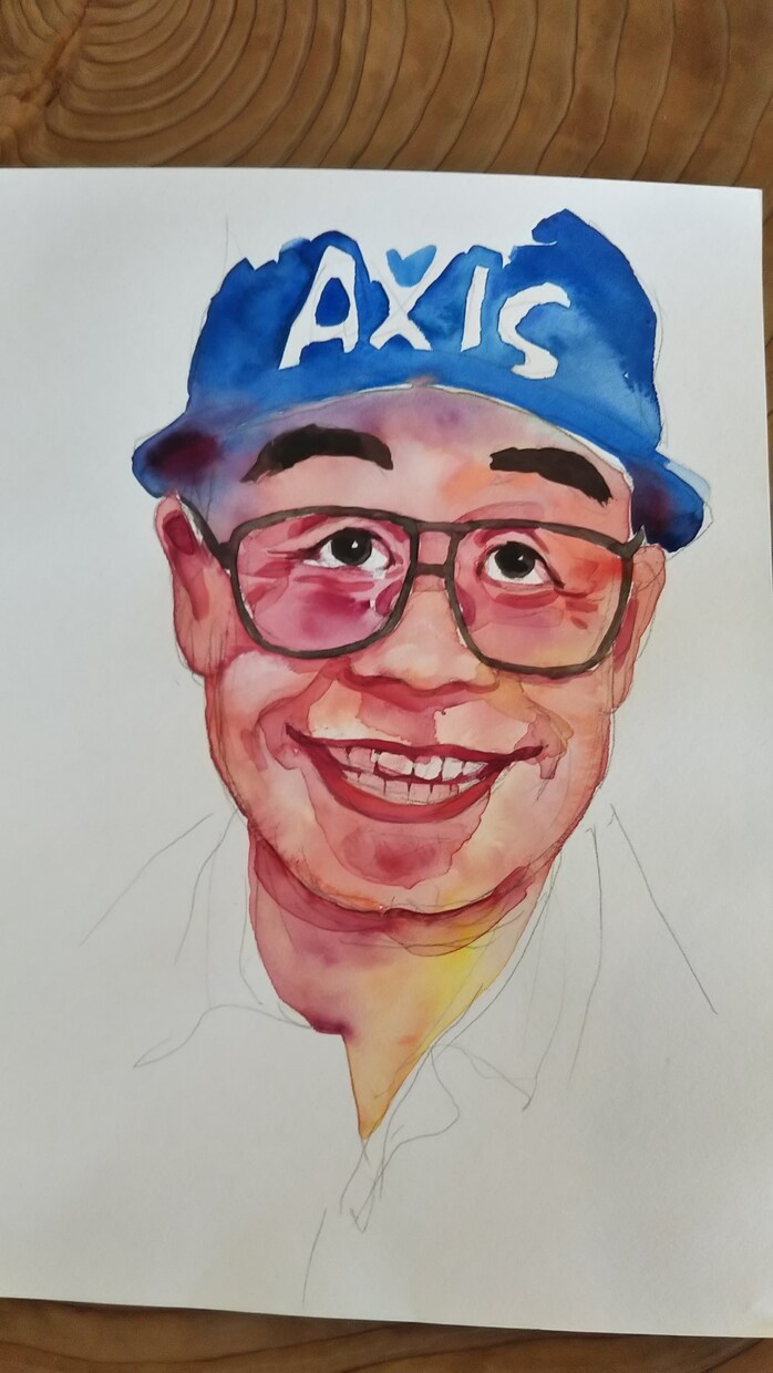 水彩画似顔絵描きます 世界にひとつだけの贈り物、特別な思い出作り、お手伝いします。 イメージ2