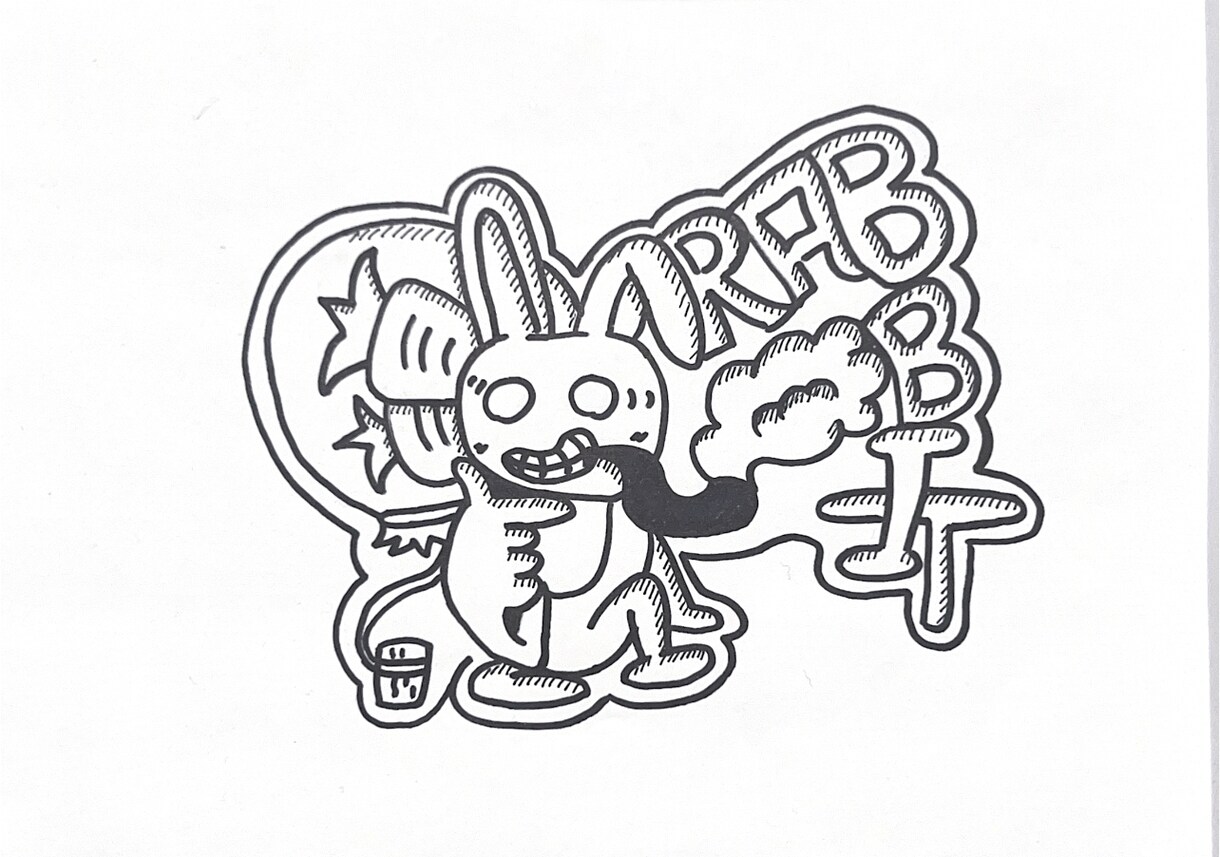 塗り絵、アイコン、ヘッダーに使えます 独特かつオリジナルなロゴのデザイン！みなさんもどうですか？ イメージ5