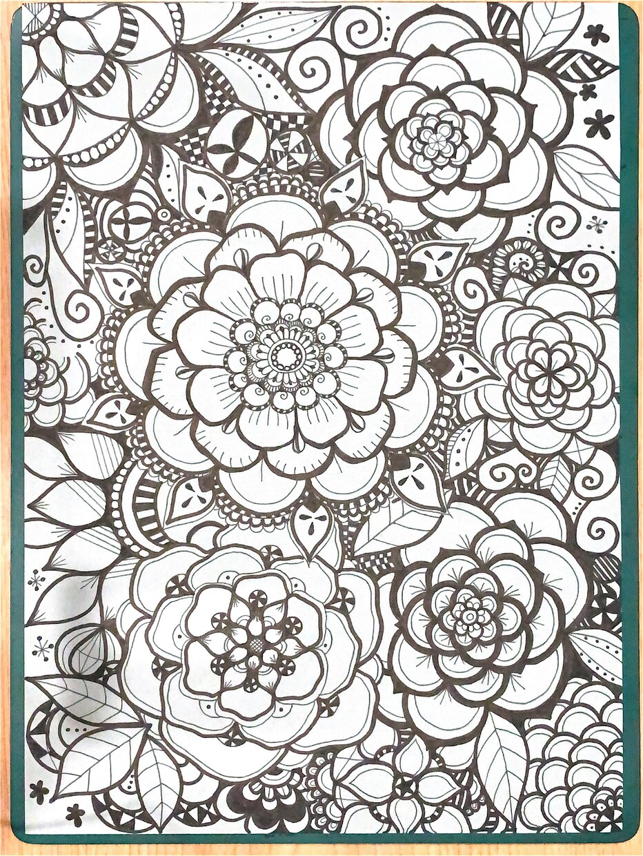 大人の塗り絵や、観賞用としての絵を描きます 大人の塗り絵や、観賞用として使えます イメージ3