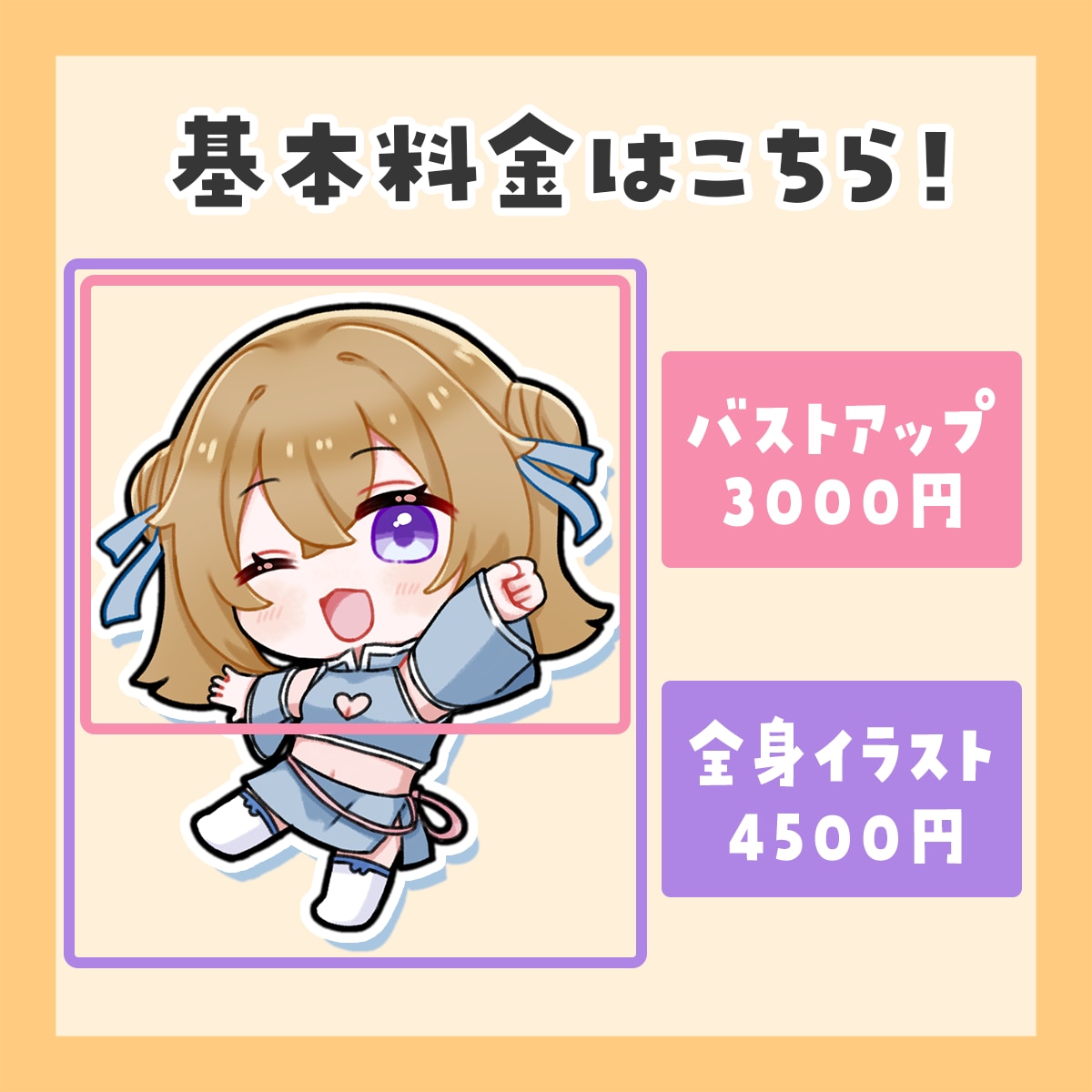 商用OK！SDイラスト・ミニキャラ描きます 即日対応可、修正回数無制限 / アイコン、配信、グッズに！ イメージ3