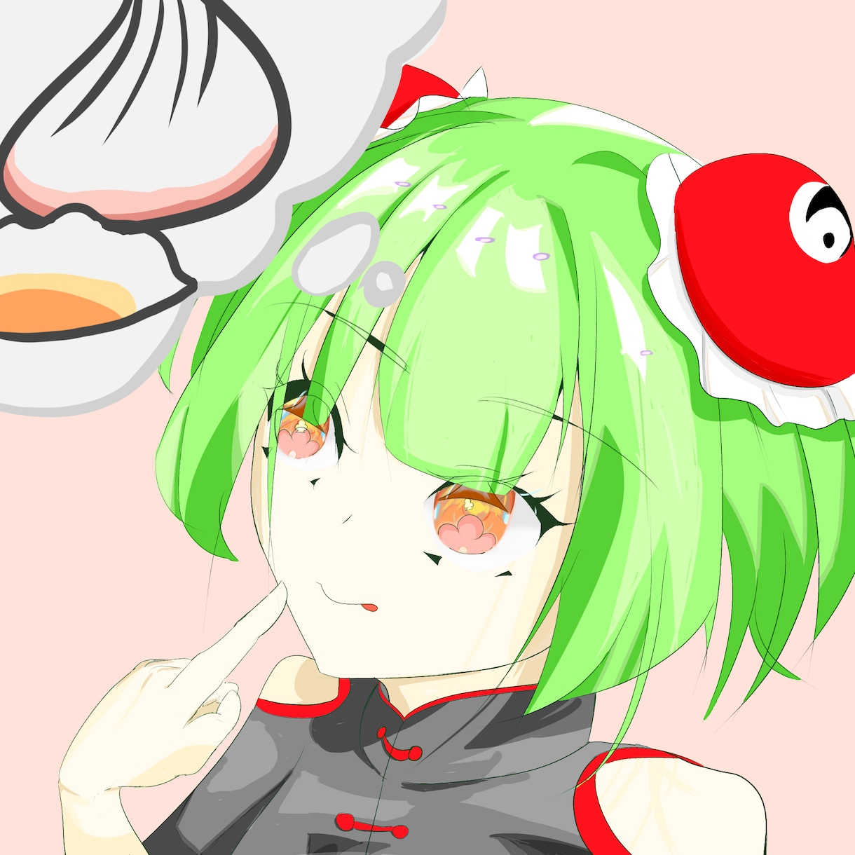 SNS等でのアイコンを作成します 他には無いオリジナルキャラを描きます イメージ1
