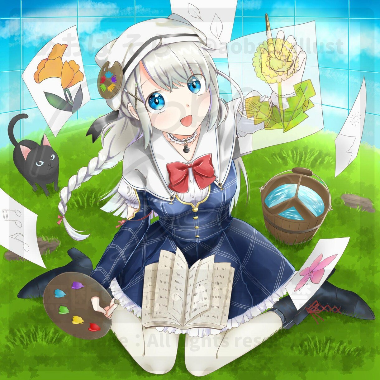 Vtuber・Vライバー向け★一枚絵を描きます 親しみやすい絵柄＊配信活動やオリジナルイラストにおすすめ♪ イメージ4