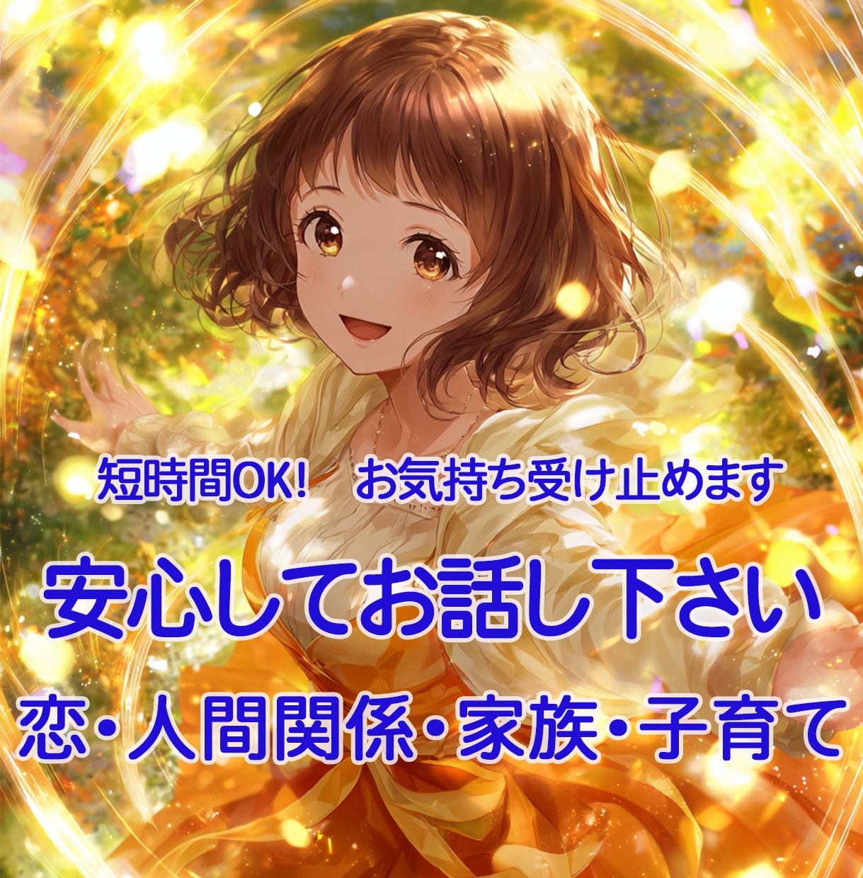 短時間OK☆何でもOK❗️お話し☆聞きます 聞いて…はーい、どうしましたか？☺️お気軽に♪ イメージ1